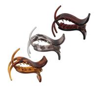 Ipetboom 3 Pinzas Cabello para Mujer en Plástico para Crear Coletas Altas y Medio Moño, Accesorios Decorativos Pelo en Actividades y Ocasiones Variadas