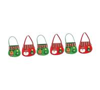 Ipetboom 3 Series Bolsa De De Navidad Bolsa De Dulces Bolsas De Celofán Grandes Bolsas De Para Decoraciones De Ducha De Bebé Bolso De Navidad Paño Rojo 2 Piezas X 3