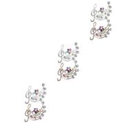 Ipetboom 3 Series Pin Musical Para Mujeres Alfiler De Notas Musicales Accesorios Elegantes Para Champán Y Para Y De Cumpleaños 2 Piezas X 3