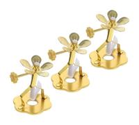 Ipetboom 3 Soportes Ajustables para Mechas de Lámpara de Aceite de Aleación Resistencia al Viento Tamaño 4X55 CM Decoración para Hogar y Templo Repuesto Funcional para Lámparas de