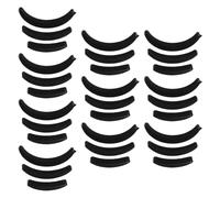 Ipetboom 30 Esponjas para Aumentar Volumen Cabello Mujer, Almohadillas para Peinados sin Marcas, Accesorio Negro de Esponja en Forma de Media Luna para Elevar la Parte Superior Craneal,