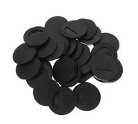Ipetboom 30 Piezas Cuñas Niveladoras para Muebles de Goma Negra Cuñas Gruesas para Nivelar Mesas y Ajustar Altura Protectores Antideslizantes para Patas Estabilizadores para Pisos