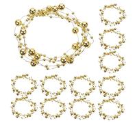 Ipetboom 30 Piezas Guirnalda de Cadenas de Perlas Artificiales para Decoración de Bodas y Fiestas para Centros de Mesa Arreglos y Decoraciones DIY