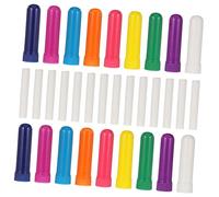 Ipetboom 30 Piezas Respiración Tubos Difusor Vapor Gel Respirar Recipientes Nasales Algodón y Plástico