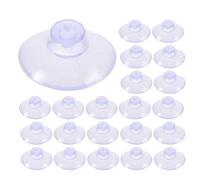 Ipetboom 300 Piezas Ventosas Transparentes para Mesa de Cristal 2 CM 300 Unidades, Mini Ventosas Antideslizantes y Anticolisión para Ventanas, Espejos y Manualidades de Repuesto