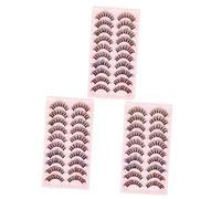 Ipetboom 30pares Pestañas Postizas Naturales Extensiones De Maquillaje Para Mujeres Suaves y Flexibles Para Uso Diario y Fiestas Aumenta Tu Confianza