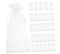 Ipetboom 30piezas Bolsa de Vino Tinto de Malla Transparente de Obsequio Cordón para Botellas para Fiestas de Obsequio de Vino
