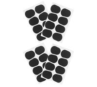 Ipetboom 32 Almohadillas Adhesivas para Boquilla de Saxofón y Clarinete Protectores Dentales Antideslizantes Negros de 05 MM de Grosor Parches de Repuesto para Saxofones Soprano Alto y