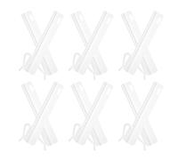 Ipetboom 35 Ganchos para Cortinas Ajustables de 9,5 Cm Clips de Plástico para Cortinas de Ventana Sistema de Trinquete Juego de 35 Piezas Accesorios para Tratamientos de Ventanas