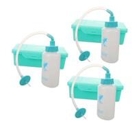 Ipetboom 3juegos Botella De Irrigación Para Oídos Limpiador De Oídos Suave Kit De Limpieza Portátil Para Adultos Seguro y Eficaz Para Higiene Auditiva