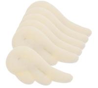 Ipetboom 3pares Horquilla De Ángel Para Niñas De Pinzas Pelo De Cuero Adorno Bonito Tocado De Niña Sin Pinzas Estampado De Ángulo