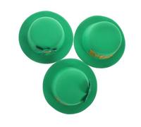 Ipetboom 3piezas Accesorios De Fiesta De San Patricio Diademas Sombrero Leprechaun y Pinzas De Tres Complementos Festivos Para Celebraciones Irlandesas