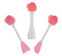 Ipetboom 3piezas Cepillos De Para Limpieza Facial Herramienta Manual De Exfoliación y Aplicación De Cepillos Cuidado