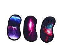 Ipetboom 3piezas De De Sátin De Ojos Suave y Ligero Sombreado Para Viaje y Descanso Para Hombres Mujeres y Aleatorio