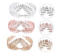 Ipetboom 3piezas Diadema De De Accesorios Cabello De Boda Elegantes Tocados Hechos Mano Para Mujer De Conjunto