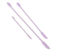 Ipetboom 3piezas Espátulas De Para Cosméticos y Cocina Juego Mini De Espátulas Para Lociones y Jarabes Herramienta De Práctica y Portátil