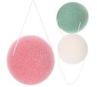 Ipetboom 3piezas Esponja Cosmética Calypso Esponja De Limpieza Corporal Cara Para Lavar La Cara