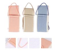 Ipetboom 3piezas Exfoliante Espalda Cinturón Exfoliante Toalla Baño Espalda Cepillo Masaje