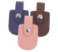 Ipetboom 3piezas Funda Protectora Para Tijeras De Cutícula De Cubierta De Almacenamiento Para Herramientas De Manicura y Pedicura Material Pu Duradero y Resistente