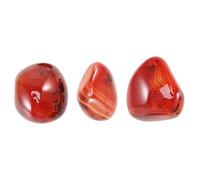 Ipetboom 3piezas Piedras De Ágata Sardonyx Curativas Naturales Para Manualidades Joyería Decoración Meditaciones Equilibrio De Chakras