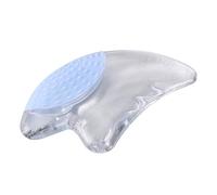 Ipetboom 3piezas Placa De Scraping De Cristal Transparente Para Gua Sha Facial Relaxante y Rejuvenecedor Versión Azul Con Luz