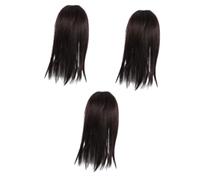 Ipetboom 3piezas Toppers De Cabello Sintético Para Mujeres Peluca Natural y Ligera Para Cubrir El Cabello Fino y Canas Cómodo y Longitud