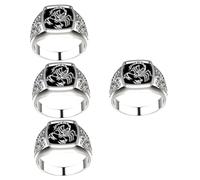 Ipetboom 4 Anillos De Escorpión Para Hombre Anillos Masculinos De Dedo Para Hombre Joyería Punk De Moda De Moda De Aleación