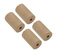Ipetboom 4 Corchos Piccolo de Material Sintético Color Caqui, Protectores Sencillos para Extender la Vida y Proteger Tu Instrumento Piccolo