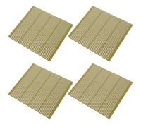 Ipetboom 4 Esterillas para Enrollar Sushi de Plástico Verde Herramienta para Hacer Sushi Casera Esterilla Ligera y Compacta para Cocina y Entretenimiento Accesorio Reutilizable en Casa