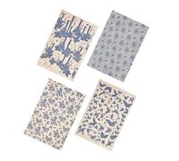 Ipetboom 4 hojas Papel de Transferencia para Cerámica con Diseños Tradicionales Chinos Resistente y Fácil de Usar para Decoración de Arcilla y Esmalte Alta Temperatura