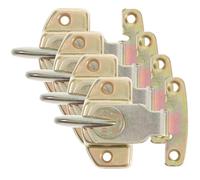 Ipetboom 4 Juegos de Pestillos para Mesa de Comedor Extensible Herrajes de Hierro Galvanizado Antióxido Conectores de Hojas de Mesa Acabado Satinado para Muebles y Estaciones de Trabajo