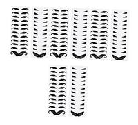 Ipetboom 4 Juegos Pegatinas Estilo Barba Recortador De Nariz Para Hombres Cera Para Bigote Equipo Facial Recortadora Kit Para El Cuidado De La Barba Black Páginas Hojas * 4