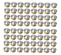 Ipetboom 4 Juegos Recipiente Para Derretir Cera Mini Sartenes De Aluminio Mini Vela Mollete Ceras Cera Depilatoria Cuenco Para Encerar Cuencos De Cera Papel De Aluminio Golden 25 Piezas * 4