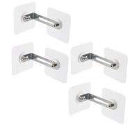 Ipetboom 4 piezas Anclajes para Muebles sin Taladro Adhesivos Antipunta para Seguridad Infantil Fijación Resistente para Armarios Cómodos y Fáciles de Instalar