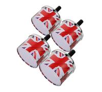 Ipetboom 4 Piezas Ashtrays con Tapa Giratoria Resistente al Viento y Autoextinguible Compacto y Portátil para Exterior Coche Oficina y Hogar Recipiente Seguro para Colillas