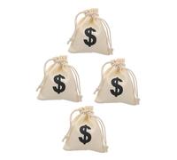 Ipetboom 4 Piezas Bolsa De Almacenamiento Cordón Bolsas Pequeñas Cordón Para Regalos Dulces o Golosinas Para Fiestas