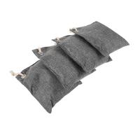 Ipetboom 4 piezas Bolsas de Activado de Bambú Eliminador de Olores y Purificador de Aire para Hogar Armarios y Sótanos Diseño Compacto y