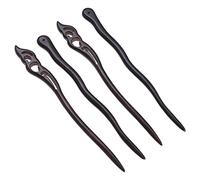 Ipetboom 4 Piezas cabello japones pinzas para el cabello decorativas hair clips horquillas moño accesorios pelo pasadores de pelo Horquilla decorativa horquilla de mujer Moda