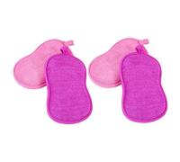 Ipetboom 4 Piezas esponja de baño bañera niño esponja baño bebe niños toallitas plantas para niños toallas de bebe esponjas cepillo de esponja cepillo de baño para niños Cuerpo