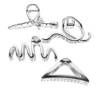 Ipetboom 4 Piezas Horquilla Clip De Grande Pinzas Cabello Para Mujer Accesorios De Moda Para Mujer Pinzas Pelo Cabello La Coleta De Pelo