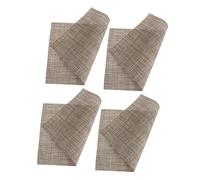 Ipetboom 4 Piezas Manteles Individuales PVC Antideslizantes Impermeables Salvamanteles Aislantes Resistentes al Calor para Mesa y Restaurante Diseño Elegante para Decoración de Mesa