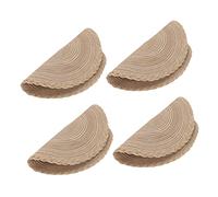Ipetboom 4 Piezas Manteles Individuales Redondos Tejidos Salvamanteles Anticalor para Mesa de Comedor y Protector de Superficie Multifuncional