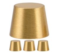 Ipetboom 4 Piezas Patas Estabilizadoras de Latón Decorativas Elevadores Cónicos para Muebles Soporte para Bases de Gabinetes para Estantes Escritorios y Mesas de Café