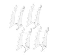 Ipetboom 4 Piezas Portalápices De Arco Estante Para Cepillos De Uñas Estante De Exhibición Del Delineador De Ojos Titular De Brillo De Labios Estante Portalápices Maquillaje Lápiz Acrílico