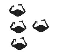 Ipetboom 4 Piezas riñonera Teatro Bolsa Bolsillo en la Cintura para micrófono cinturón de micrófono con Correa anticaída Soporte para cinturón de micrófono cinturón con micrófono Neopreno
