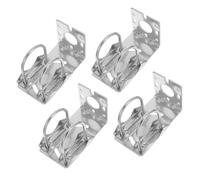 Ipetboom 4 Piezas Soporte de Antena Exterior para Pared Accesorios de Hardware Antioxidantes Soportes de Montaje Poste de Antena para Ático para Exteriores Hogar