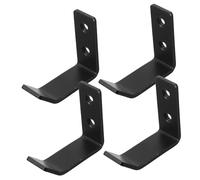 Ipetboom 4 piezas Soporte de Pared para Garaje Kit de Ganchos de Almacenamiento Organizador de Herramientas y Accesorios Fijación de Resistente para Montaje Pared y Optimización del