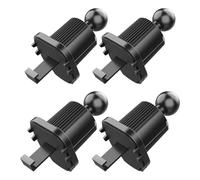 Ipetboom 4 Piezas Soporte Móvil Coche Base Clip Ventilación con Junta Giratoria Compatible Mayoría de Soportes para Teléfono Vehículo