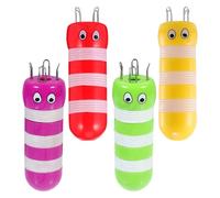 Ipetboom 4 Piezas Tejedora Francesa de Plástico con Diseño de Abeja Herramienta DIY para Principiantes para Bufandas Pulseras y Accesorios de Moda