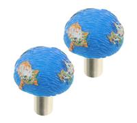 Ipetboom 4 Piezas Tiradores para Diseño de Planeta Tierra Pomos Decorativos para Armarios Infantiles Mangos Ergonómicos y Coloridos para Cómoda y Muebles de Dormitorio